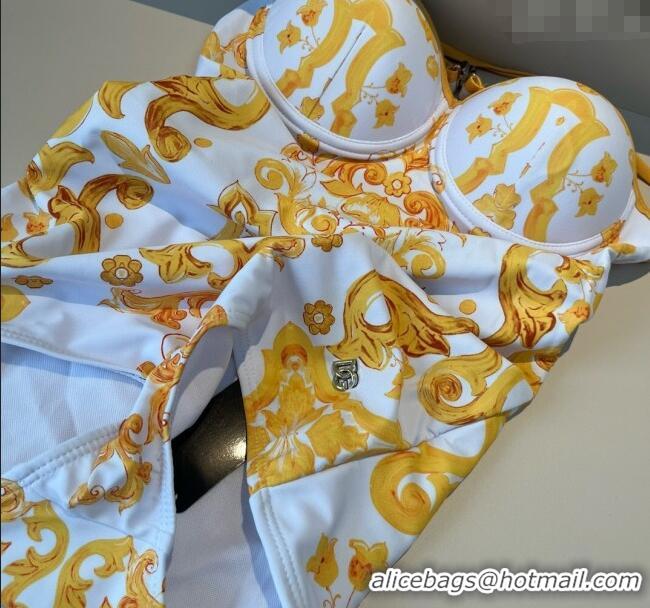 Trendy Design Dolce & Gabbana One-Piece Swimwear 0313 Yellow 2025