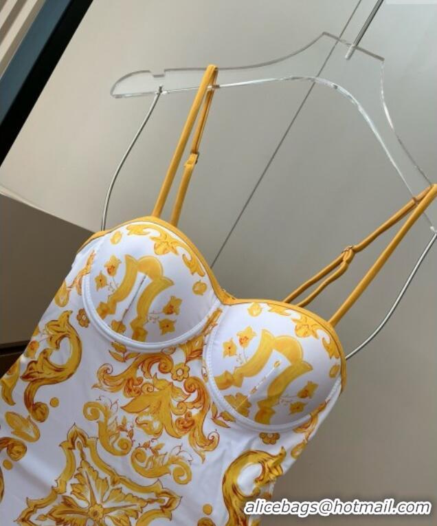 Trendy Design Dolce & Gabbana One-Piece Swimwear 0313 Yellow 2025
