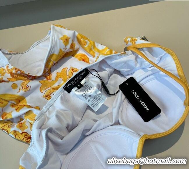 Trendy Design Dolce & Gabbana One-Piece Swimwear 0313 Yellow 2025