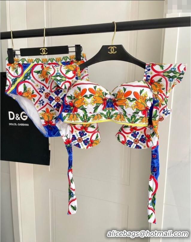 Good Product Dolce & Gabbana Printed Two-Pieces Swimwear 0313 Multicolor 2025