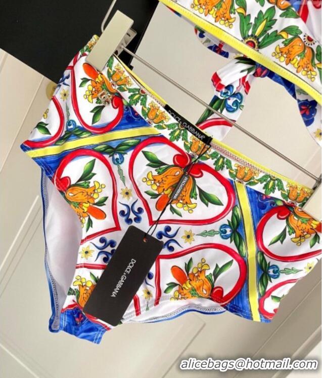 Good Product Dolce & Gabbana Printed Two-Pieces Swimwear 0313 Multicolor 2025