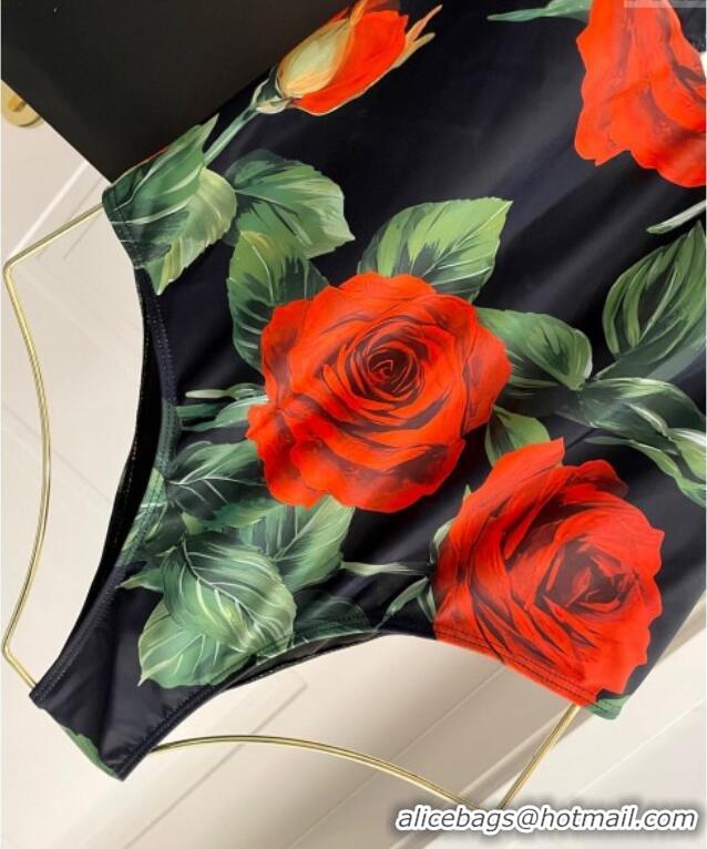 ​Shop Inexpensive Dolce & Gabbana Rose One-Piece Swimwear D0313 2025