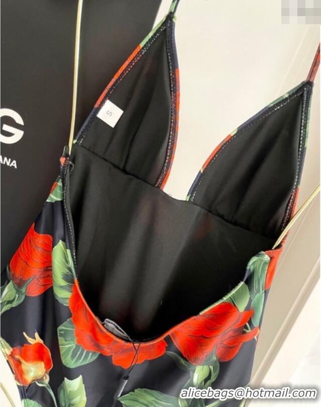 ​Shop Inexpensive Dolce & Gabbana Rose One-Piece Swimwear D0313 2025
