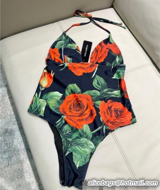 ​Shop Inexpensive Dolce & Gabbana Rose One-Piece Swimwear D0313 2025