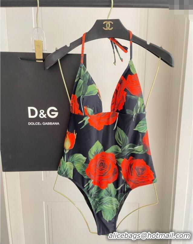 ​Shop Inexpensive Dolce & Gabbana Rose One-Piece Swimwear D0313 2025