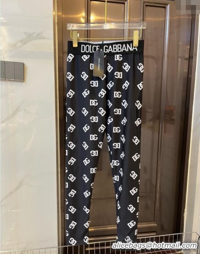 ​Super Quality Dolce & Gabbana DG Yoga Activewear Set 0314 Black/White 2025