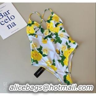 Good Taste Dolce & Gabbana One-Piece Swimwear 0314 White/Yellow/Green 2025