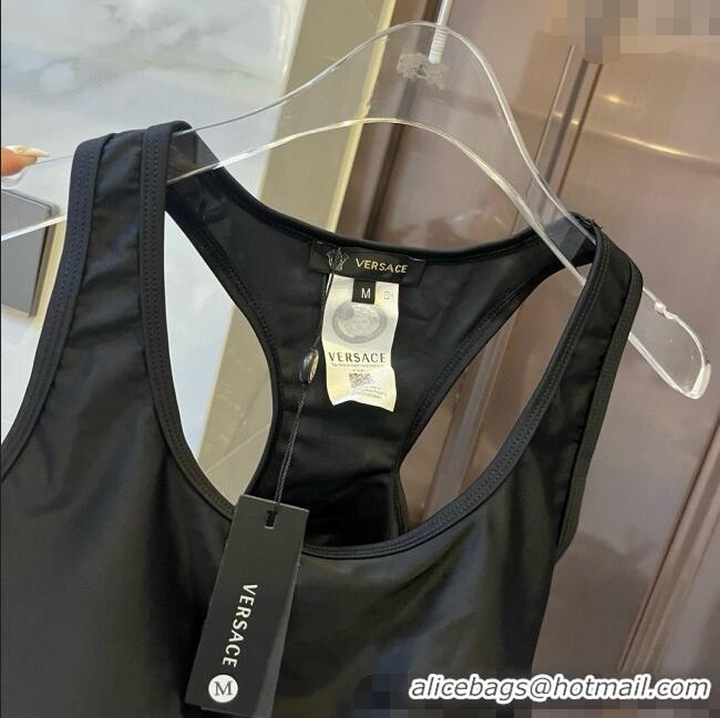 Top Quality Versace Yoga Activewear Set 0314 Black/Yellow 2025