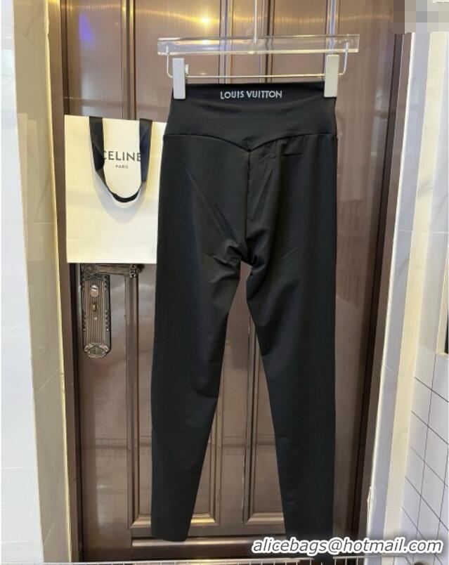 Best Product Louis Vuitton Yoga Activewear Set with Strass 0314 Black 2025
