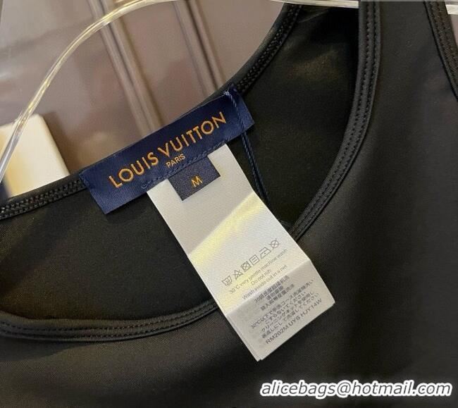 Best Product Louis Vuitton Yoga Activewear Set with Strass 0314 Black 2025