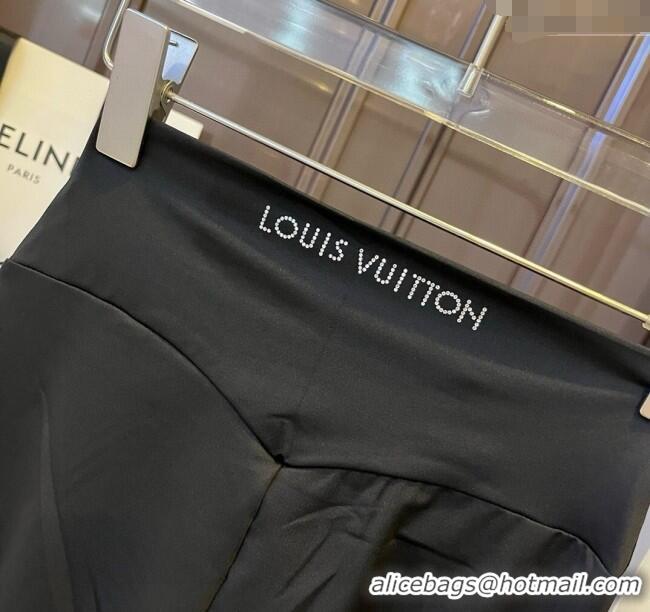 Best Product Louis Vuitton Yoga Activewear Set with Strass 0314 Black 2025