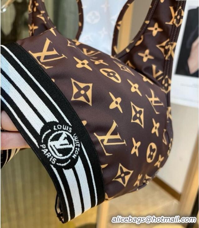 Affordable Price Louis Vuitton Yoga Activewear Set 0314 Brown 2025