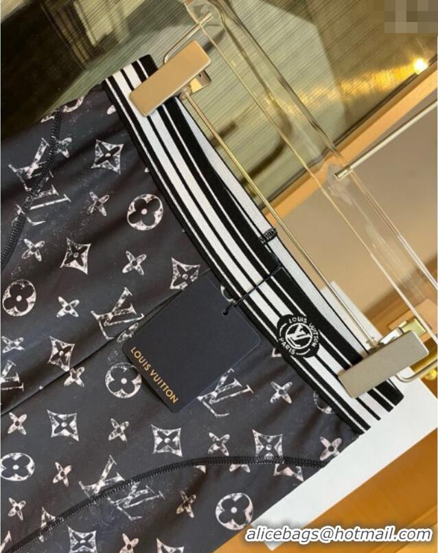 ​Unique Style Louis Vuitton Yoga Activewear Set 0314 Black 2025