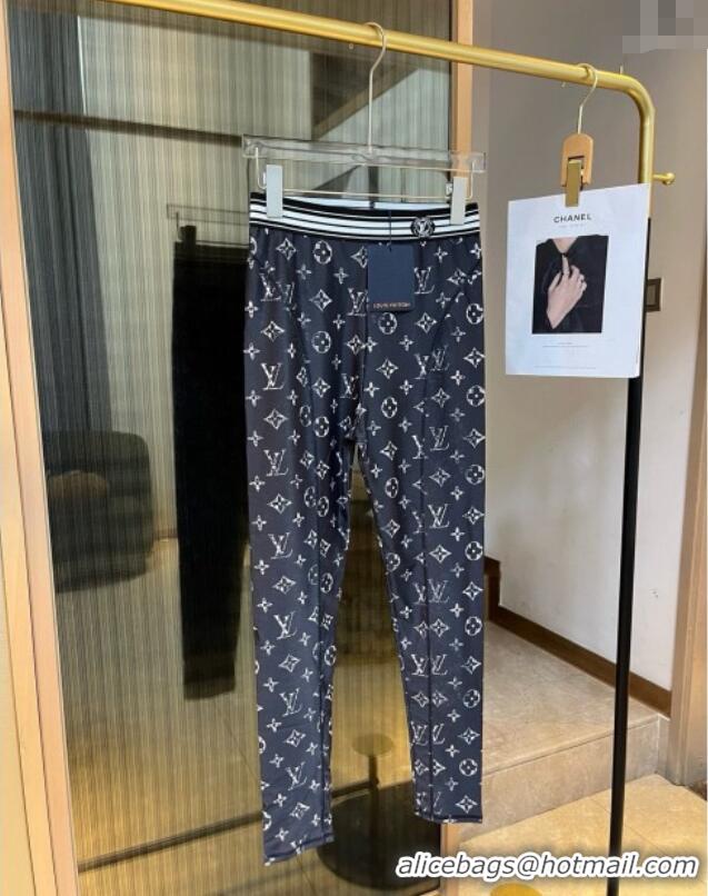 ​Unique Style Louis Vuitton Yoga Activewear Set 0314 Black 2025