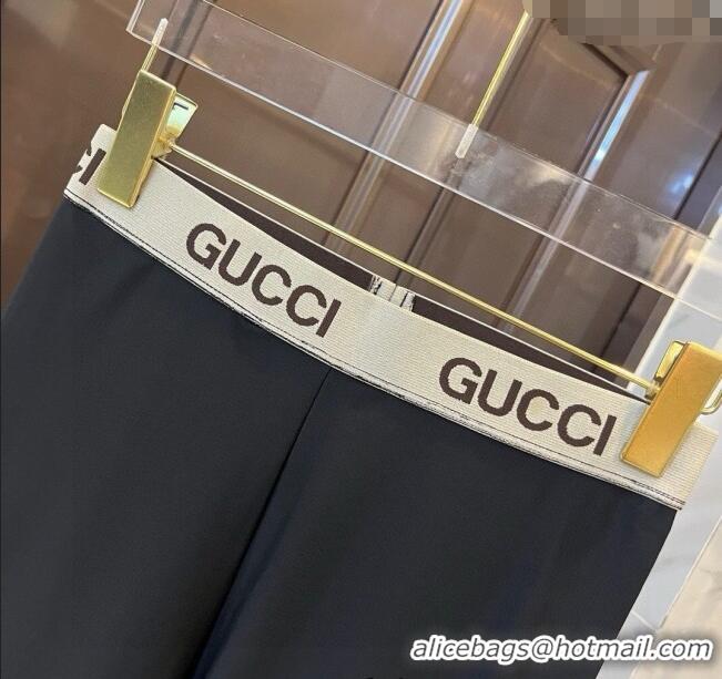 ​Top Grade Gucci Yoga Activewear Set 0314 Black/Beige 2025
