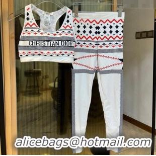 ​Super Quality Dior Yoga Activewear Set 0314 White 2025