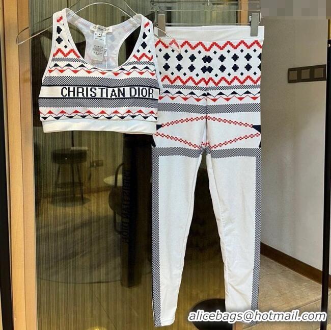 ​Super Quality Dior Yoga Activewear Set 0314 White 2025