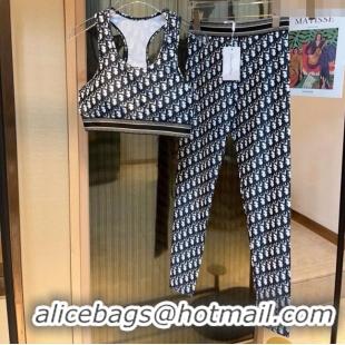 Hot Sell Cheap Dior Oblique Yoga Activewear Set D0314 2025