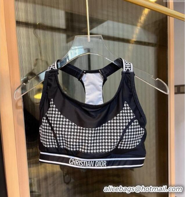 Good Quality Dior Houndstooth Yoga Activewear Set D0314 2025