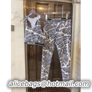 ​Traditional Discount Dior Paris Yoga Activewear Set 0314 White 2025