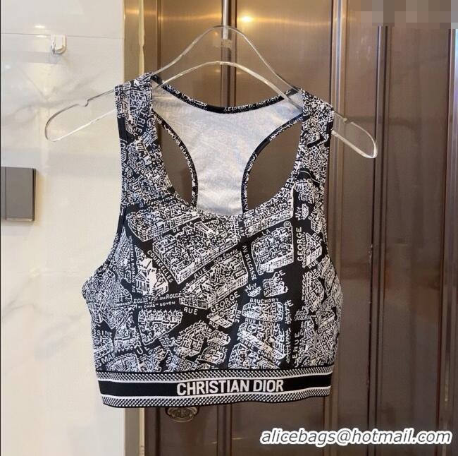 Top Design Dior Paris Yoga Activewear Set 0314 Black 2025