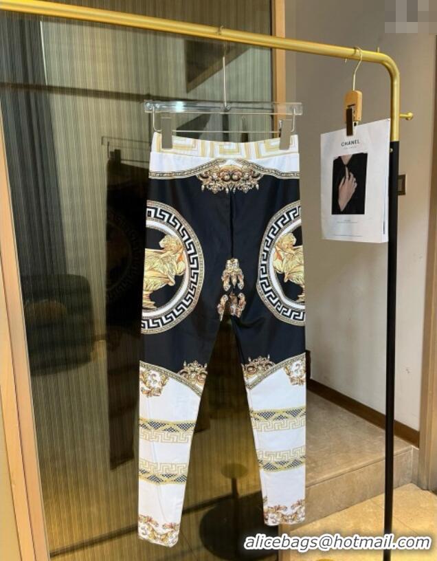 ​Top Grade Versace Yoga Activewear Set 0314 White/Multicolor 2025