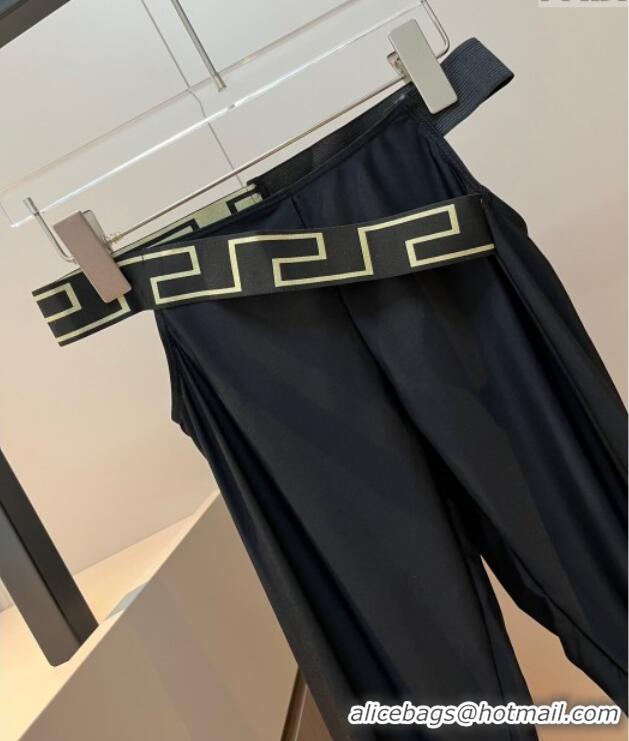 ​Unique Grade Versace Yoga Activewear Set 0314 Black/Gold 2025
