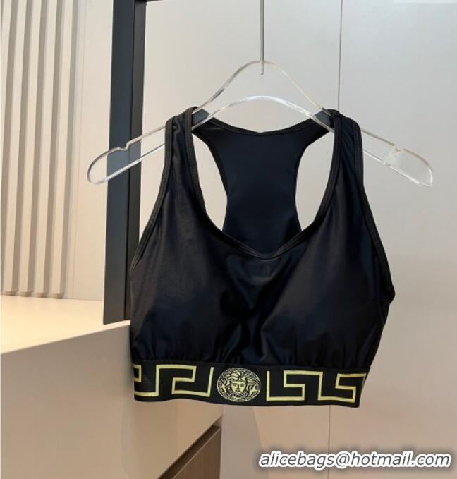 ​Unique Grade Versace Yoga Activewear Set 0314 Black/Gold 2025