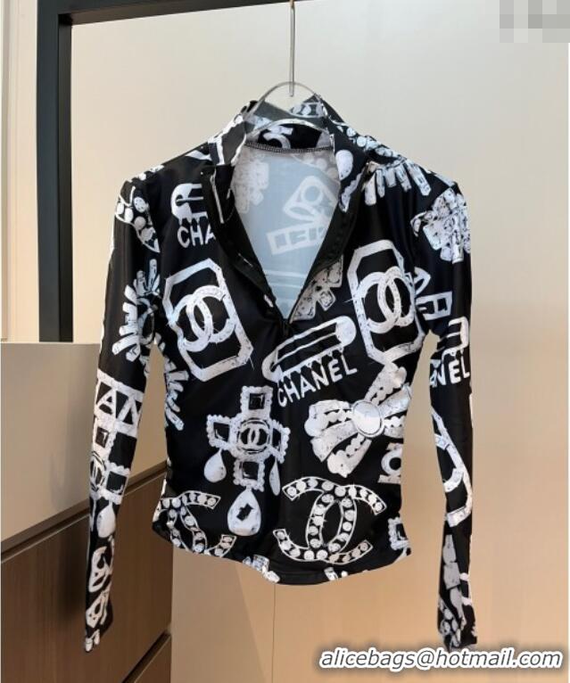 ​Well Crafted Dolce & Gabbana DG Yoga Activewear Set 0313 Black/White 2025