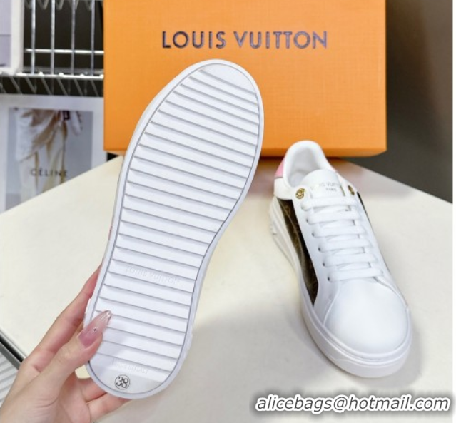 Hot Style Louis Vuitton Time Out Sneakers in Cherry Bloom Print 2025 LV042203