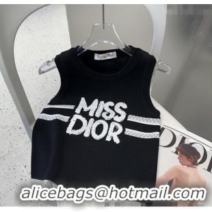 Famous Brand Dior Miss Dior Vest 0314 Black 2025