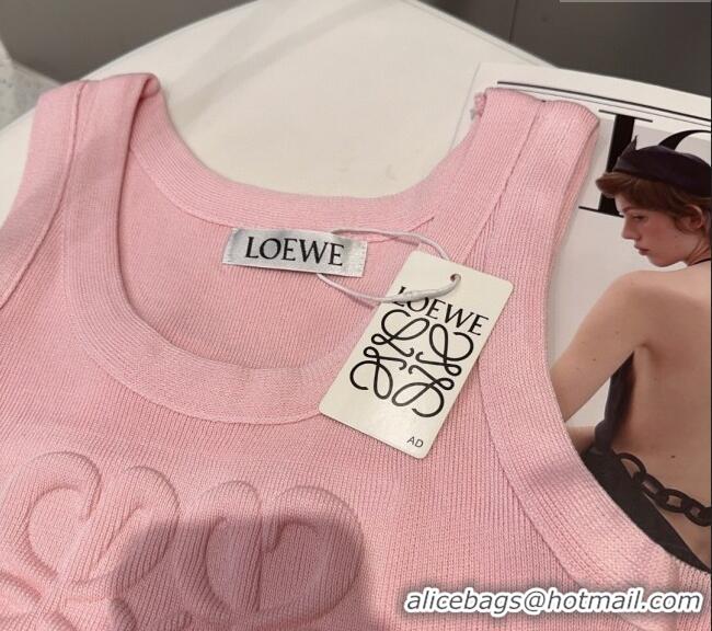 ​Promotional Loewe Maxi Letters Vest 0314 Light Pink 2025
