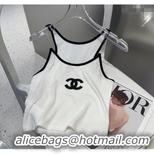 Good Product Chanel Clear Strap Vest 0314 White 2025