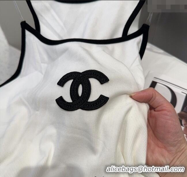 Good Product Chanel Clear Strap Vest 0314 White 2025