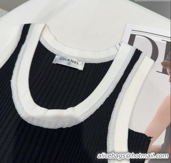 Promotional Chanel CC Logo Vest 0314 Black 2025