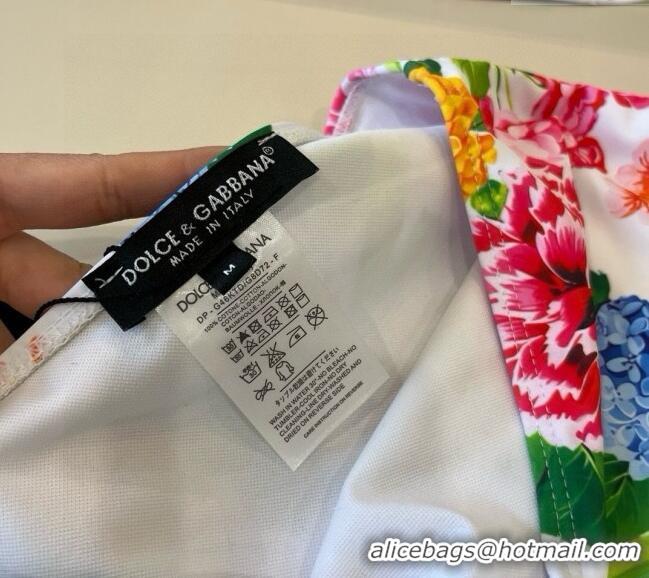 ​Unique Grade Dolce & Gabbana Flower One-Piece Swimwear 0513 White 2025
