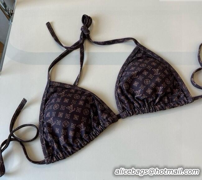 ​Best Quality Louis Vuitton Two-Pieces Swimwear 0513 Brown 2025