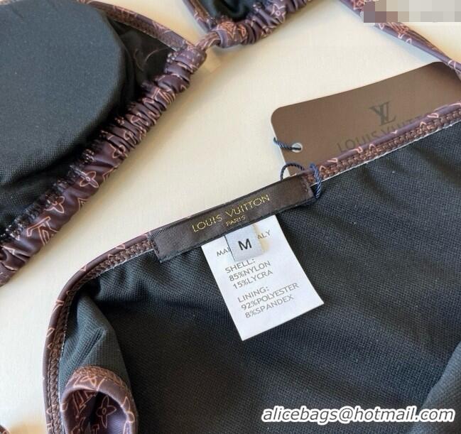 ​Best Quality Louis Vuitton Two-Pieces Swimwear 0513 Brown 2025