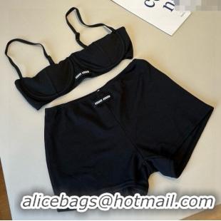 ​Good Looking Miu Miu Knit Two-Pieces Swimwear 0513 Black 2025