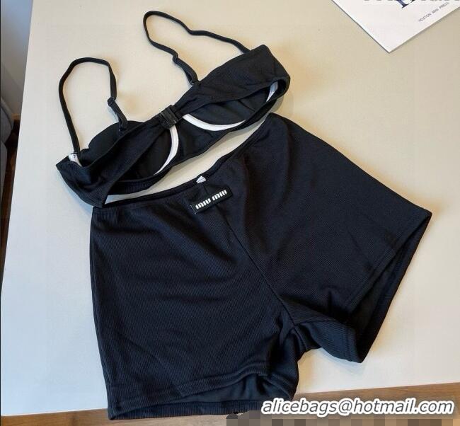 ​Good Looking Miu Miu Knit Two-Pieces Swimwear 0513 Black 2025
