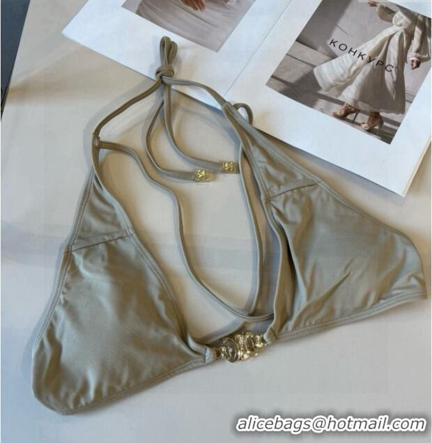 Best Design Celine Logo Chain Two-Pieces Swimwear 0513 Grey 2025