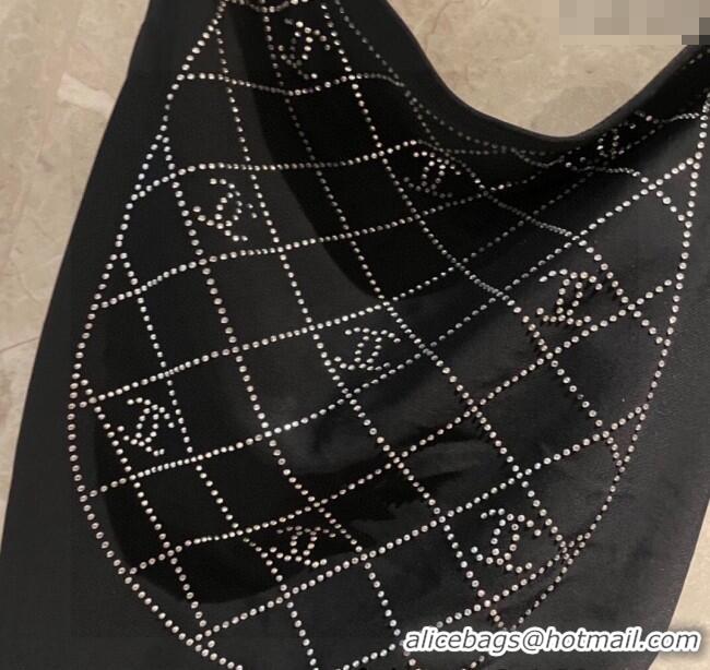 Promotional Chanel Strass One-Piece Swimwear 0513 Black 2025