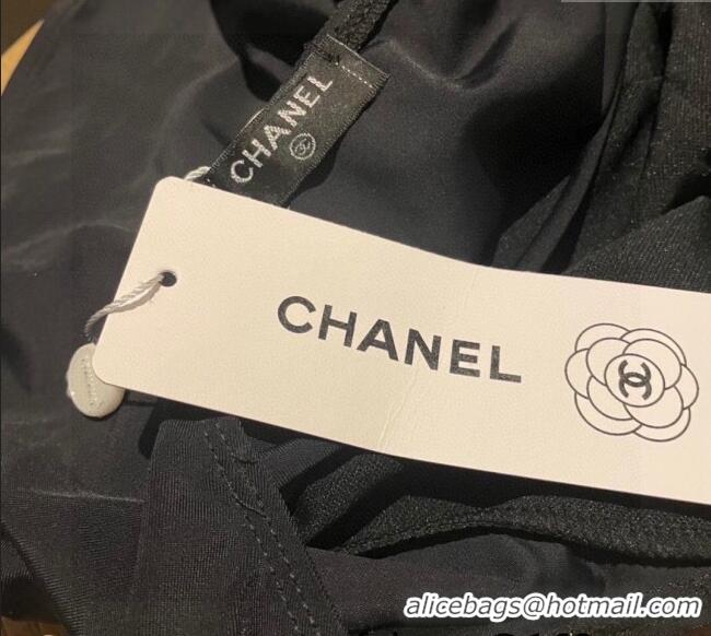 Promotional Chanel Strass One-Piece Swimwear 0513 Black 2025