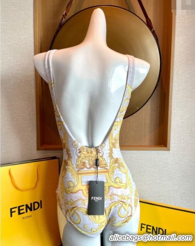 Inexpensive Versace x Fendi One-Piece Swimwear 0513 White 2025