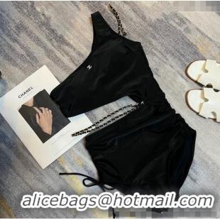 ​Market Sells Chanel One-Piece Swimwear with Chain 0513 Black 2025