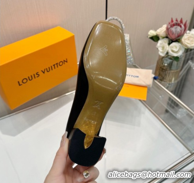 Best Product Louis Vuitton Swing Pumps 5.5cm in Calf Leather Black 2025 1AGTY9