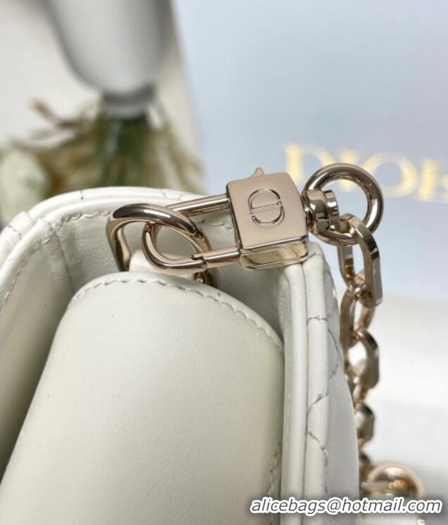 Original Cheap Dior Lady D-Joy Small Bag in Patent Leather M0541 White 2025