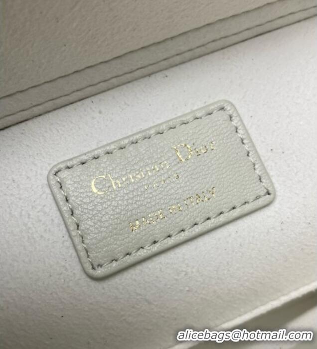 Classic Specials Dior Lady D-Joy Medium Bag in Patent Leather M0540 White 2025