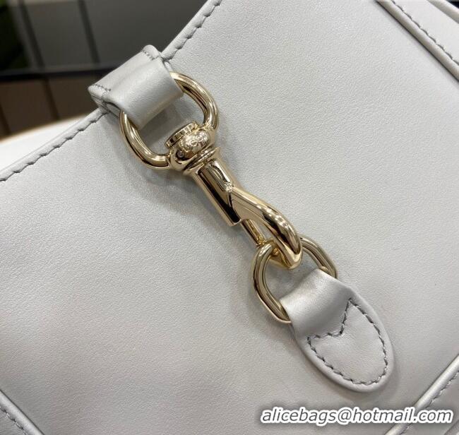 Market Sells Gucci Jackie Notte Mini Bag in Smooth Leather ‎782889 Grey 2024