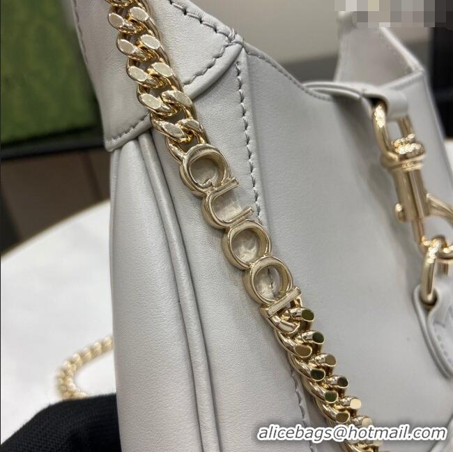 Market Sells Gucci Jackie Notte Mini Bag in Smooth Leather ‎782889 Grey 2024